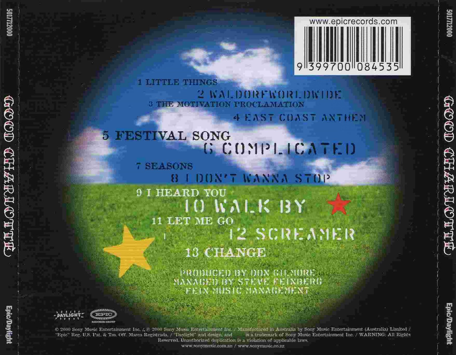 GOOD CHARLOTTE DISCOGRAPHY a GEEKZ life